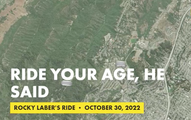 Ride your age, he said