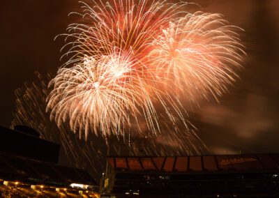 Oakland Coliseum Fireworks