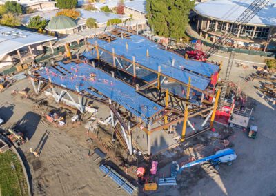 construction at Chabot College in Hayward