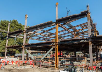 construction at Chabot College in Hayward