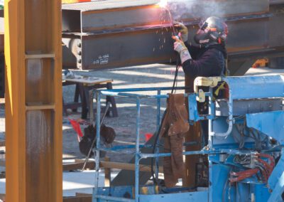 construction at Chabot College in Hayward
