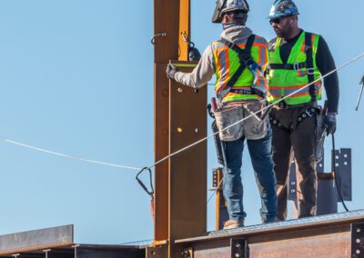 construction at Chabot College in Hayward