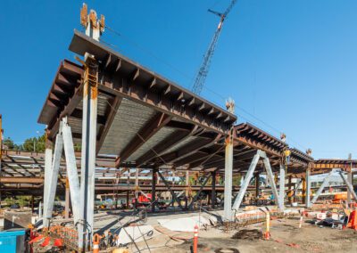 construction at Chabot College in Hayward
