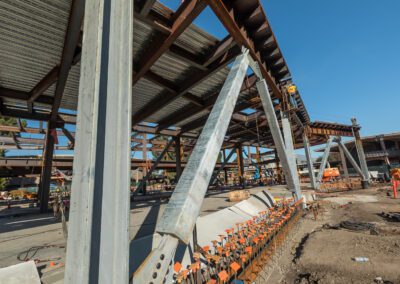 construction at Chabot College in Hayward
