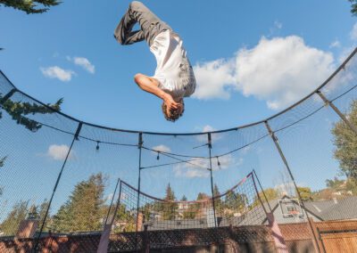 Trampoline fun