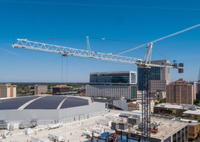 Tower cranes in Northern California