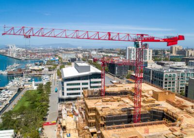 Tower cranes in Northern California