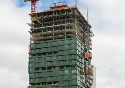 Tower cranes in Northern California