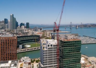 Tower cranes in Northern California