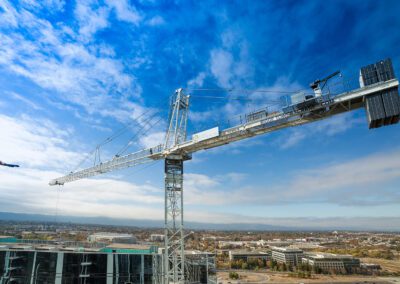 Tower cranes in Northern California